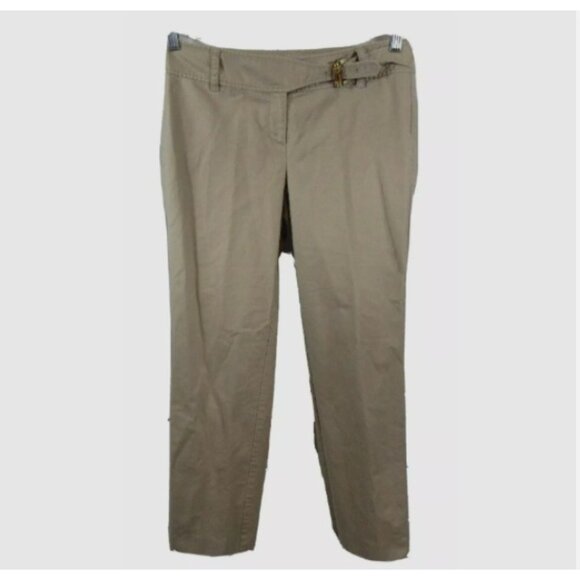 Ann Taylor Loft Women’s 6P Wide Leg khaki Dress Pant - Picture 1 of 6